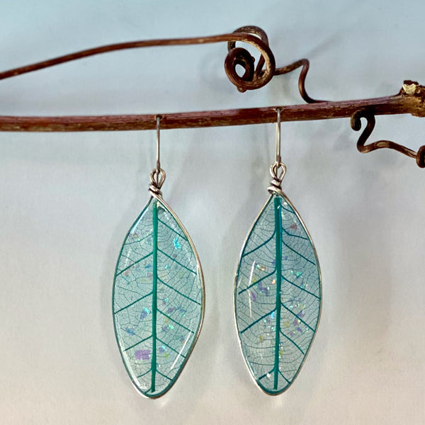 Leaf Shaped Leaf Earrings