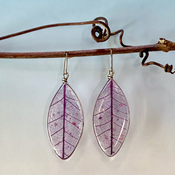 Leaf Shaped Leaf Earrings