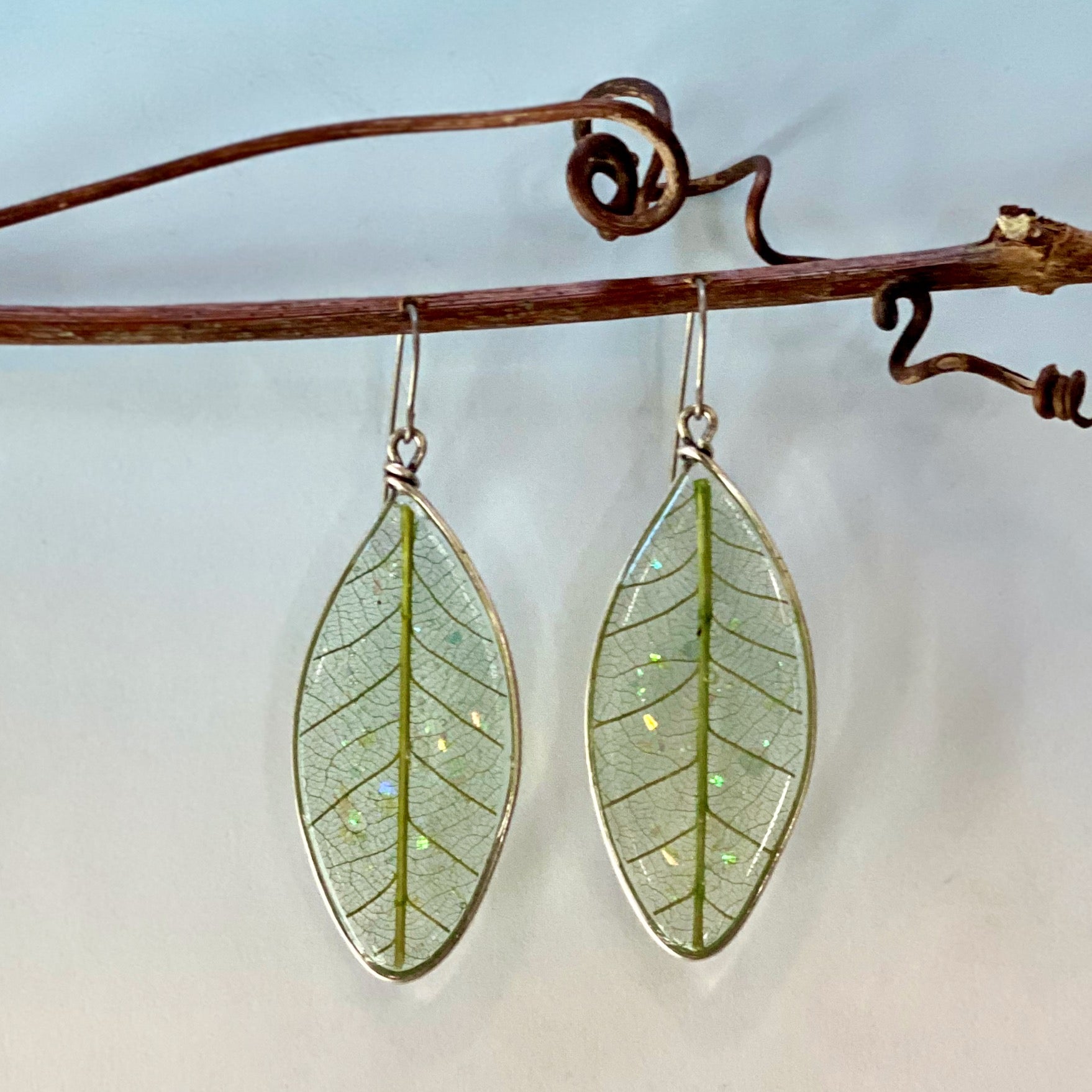 Leaf Shaped Leaf Earrings